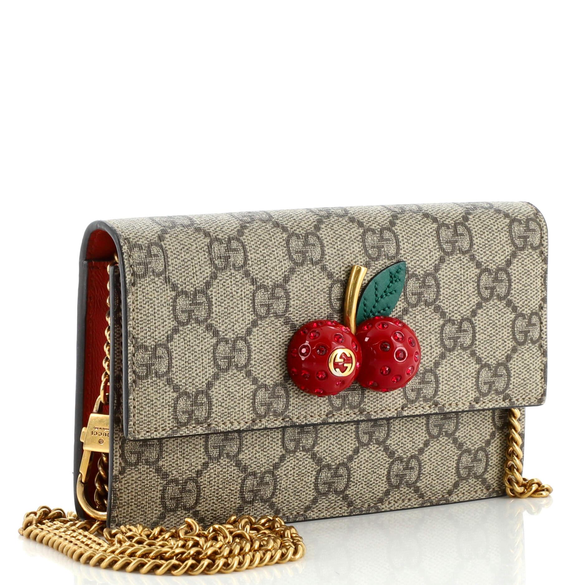 Gucci Cherry Wallet 2 For Sale on 1stDibs gucci cherry card