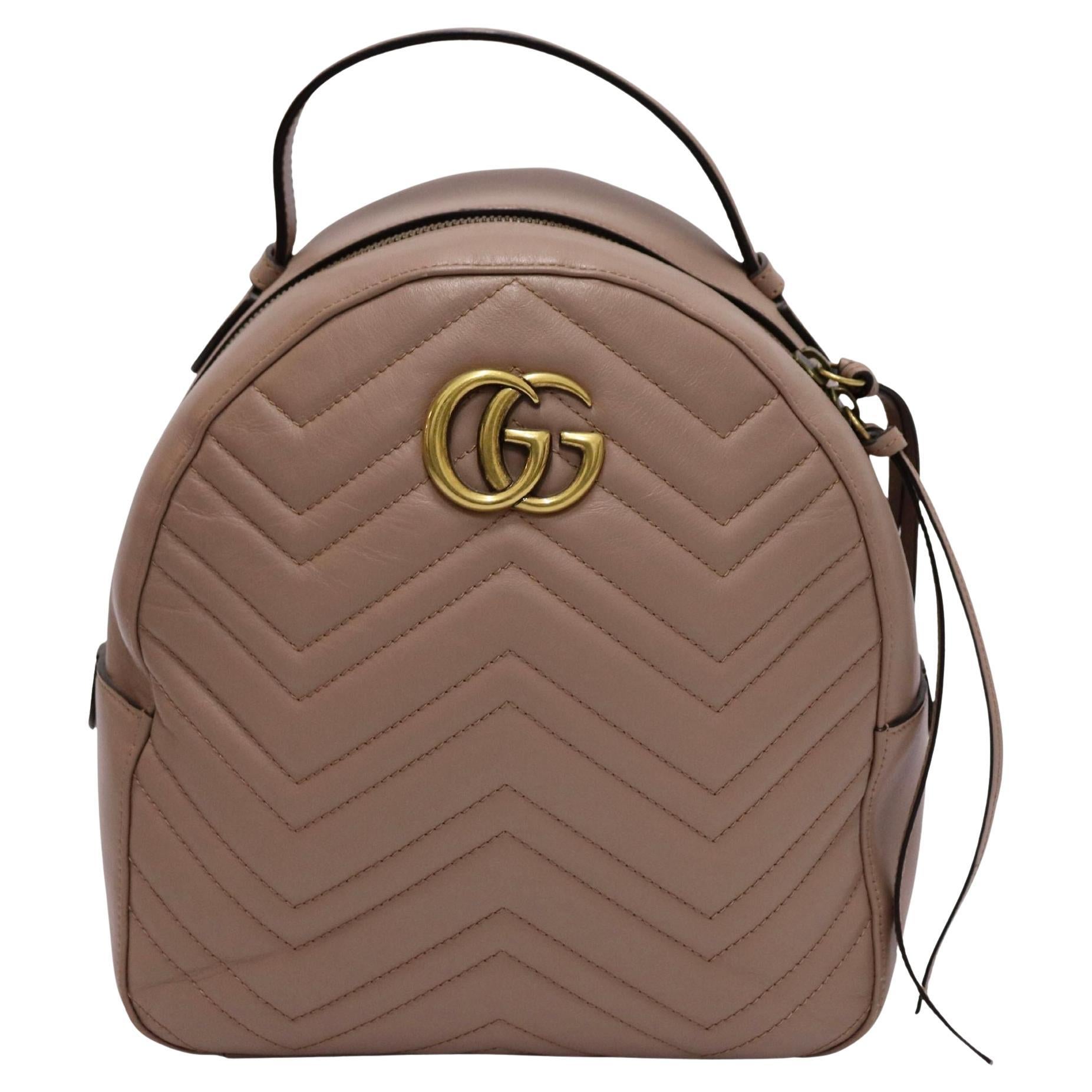 Gucci Chevron Marmont Backpack