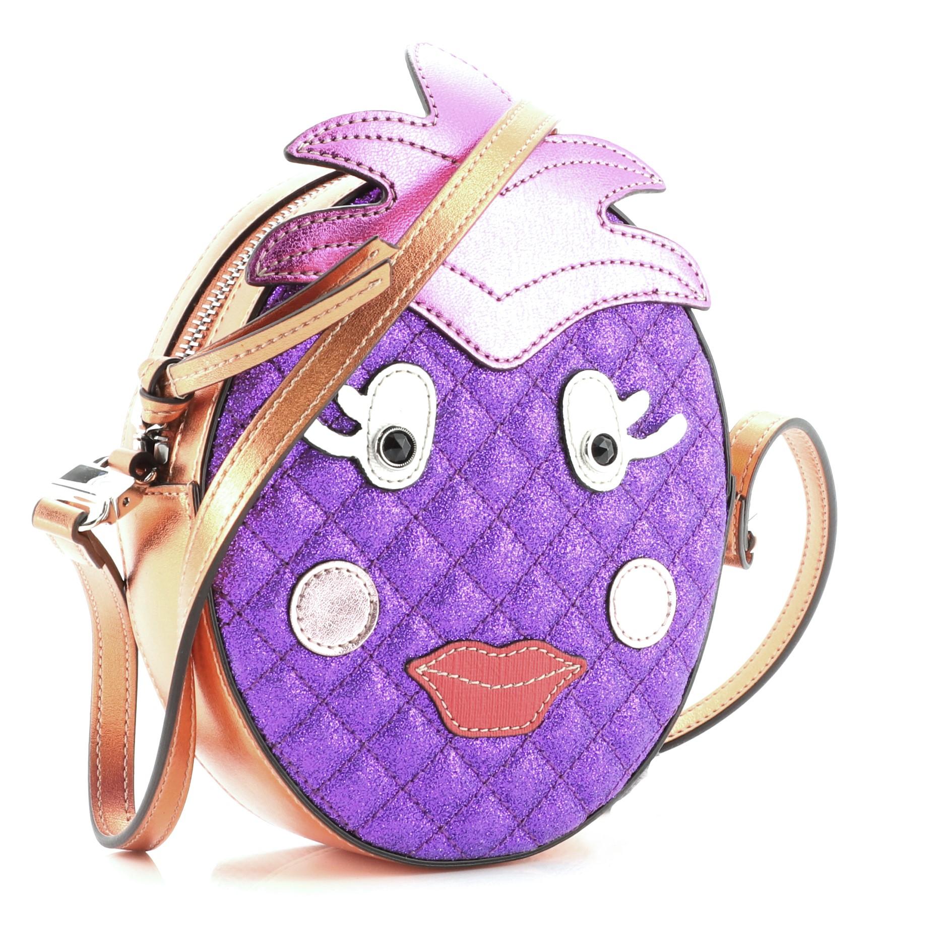 Purple Gucci Children's Pineapple Bag Leather