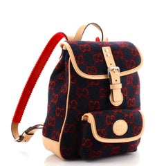 Gucci Children's Pocket Flap Backpack GG Wool