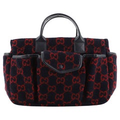 Gucci Kindertasche Tote GG aus Wolle Medium