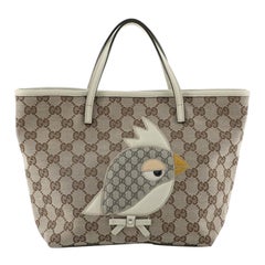 Gucci Children's Tote GG Canvas With Applique Small