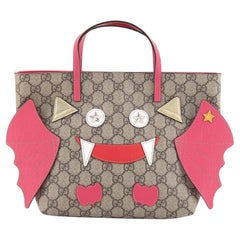 Gucci Children's Tote GG Coated Canvas with Applique Small