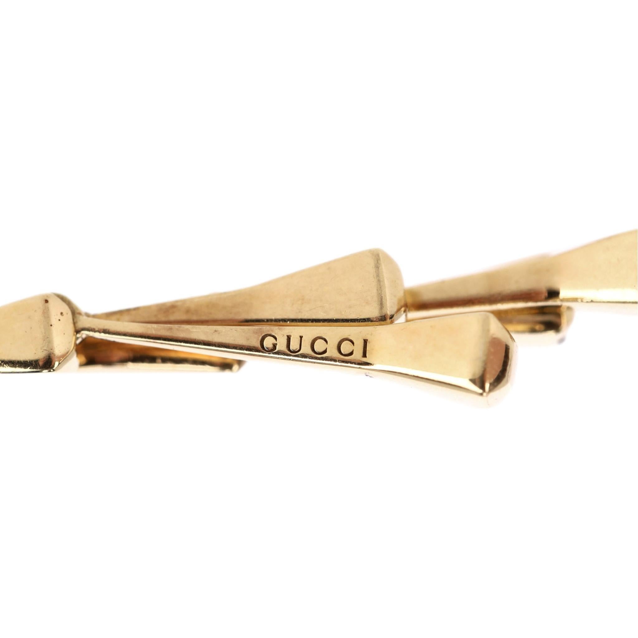 Donna Orecchini con nappe in oro 18 carati Gucci Chiodo in vendita