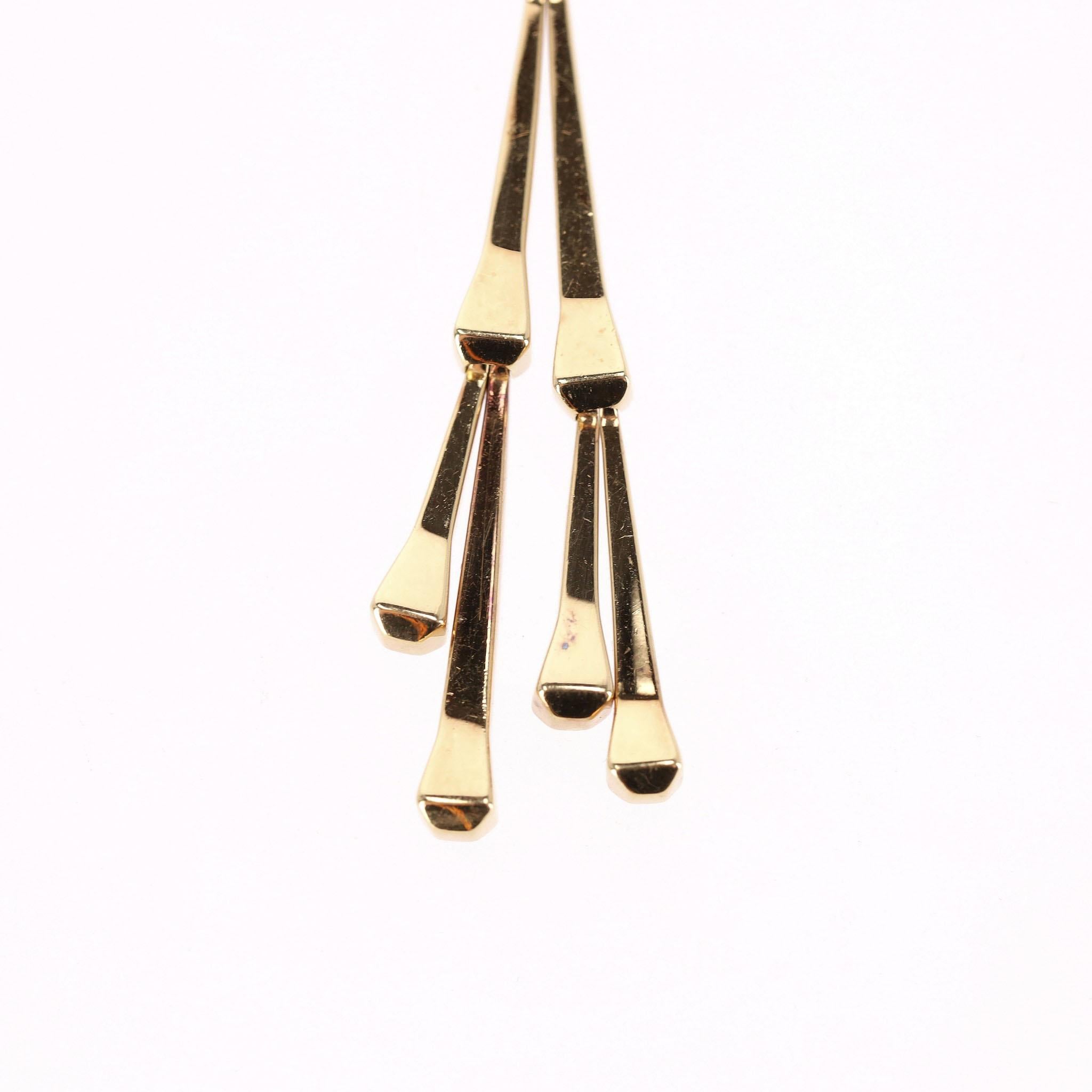 Donna Gucci Chiodo Collana con nappe in oro 18K in vendita