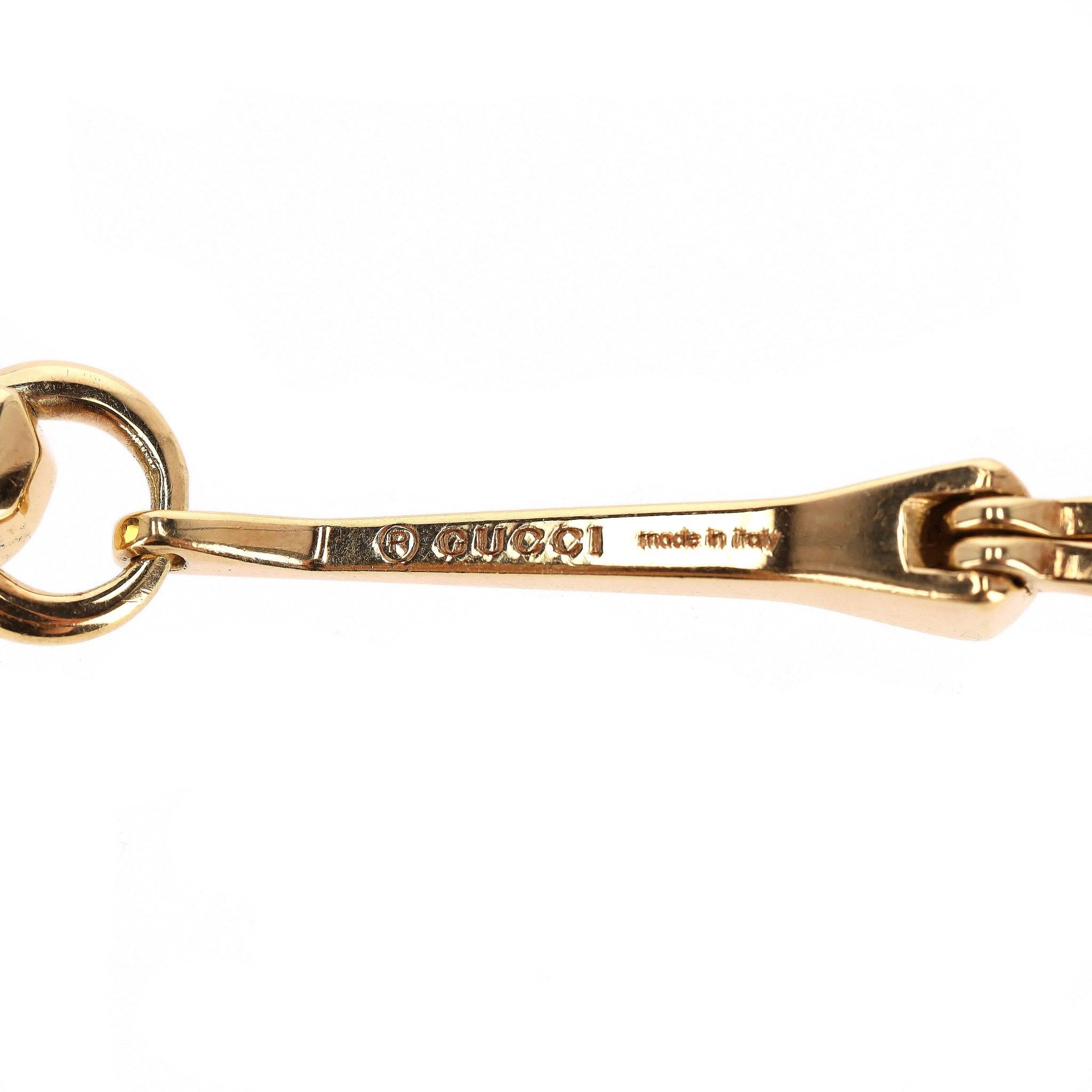 Gucci Chiodo Collana con nappe in oro 18K in vendita 2
