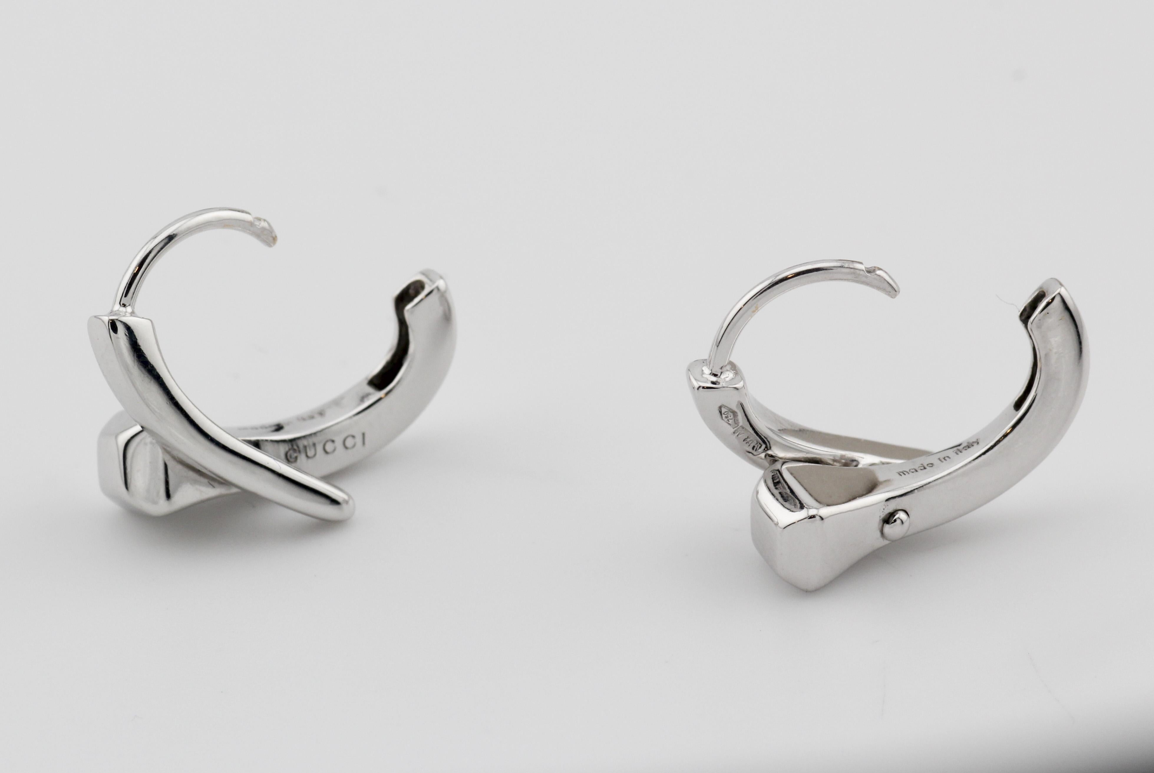 gucci heart earrings gold