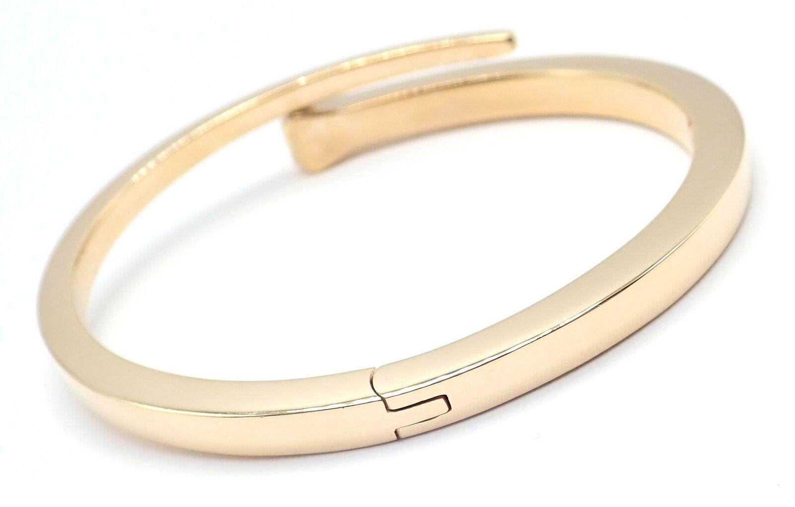 Gucci Chiodo Nail Yellow Gold Bangle Bracelet For Sale 3