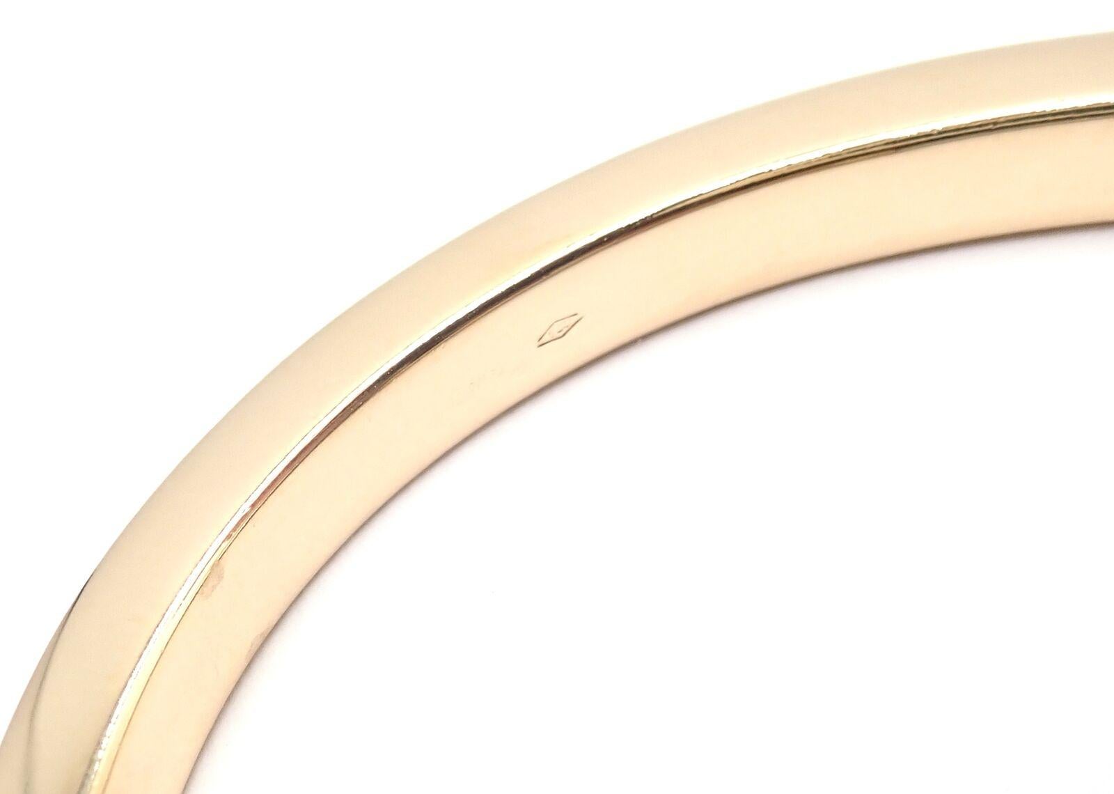 Gucci Chiodo Nail Yellow Gold Bangle Bracelet For Sale 1