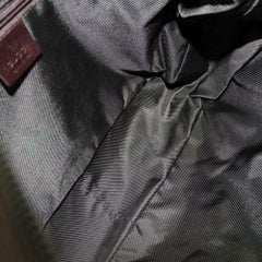 Gucci Chocolate Supreme Hobo Messenger 870187 Brown Coated Canvas Cross Body Bag