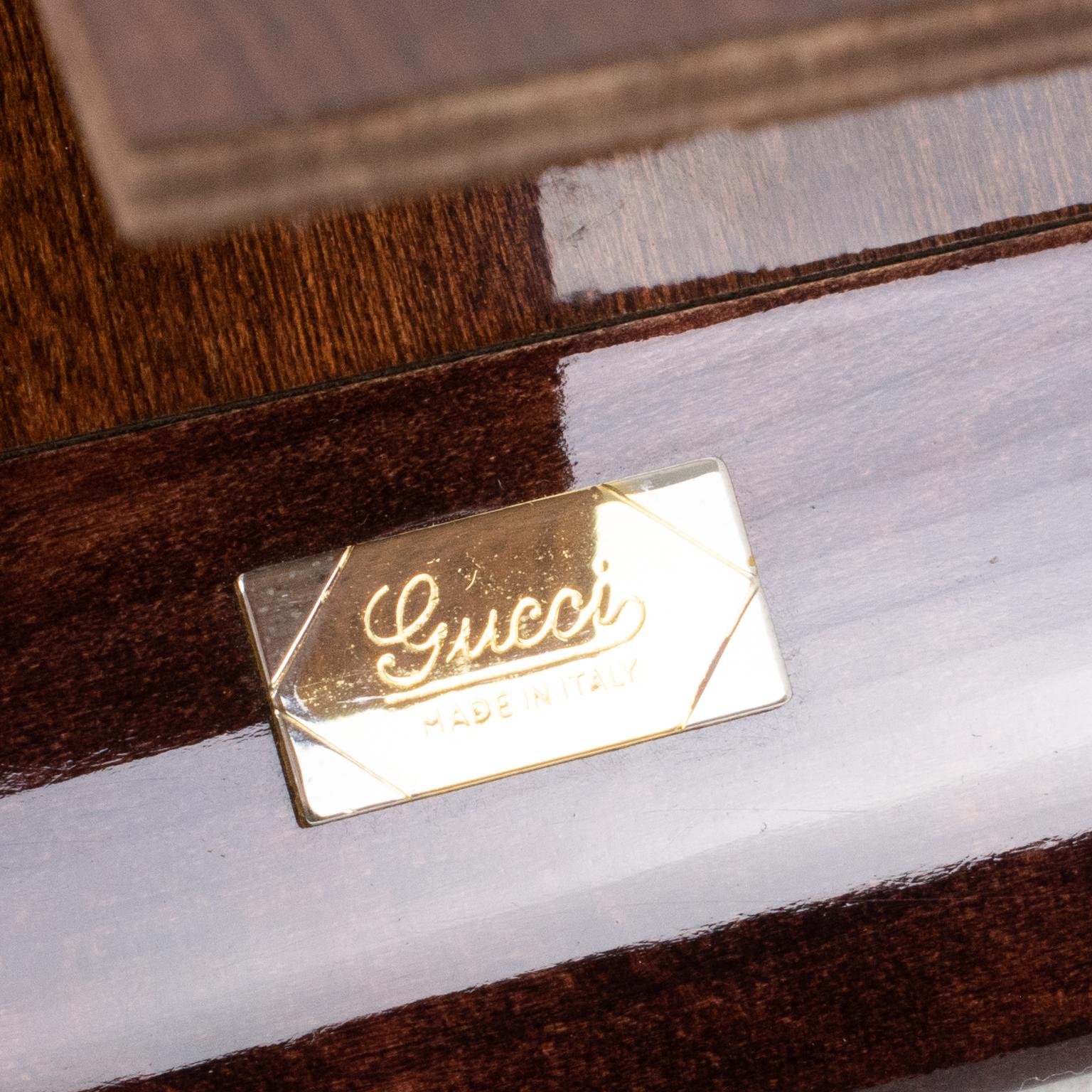 Late 20th Century Gucci Silvered and Gilded Square Picture Frame, circa 1980