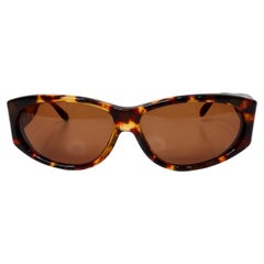 Gucci Chunky Tortoise Style Sunglasses circa 1990s