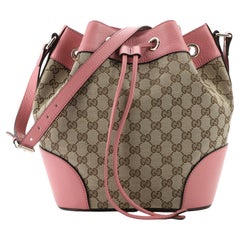 Gucci Classic Bucket Bag GG Canvas Medium