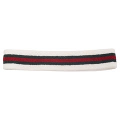 Gucci Classic Web White Elastic Headband