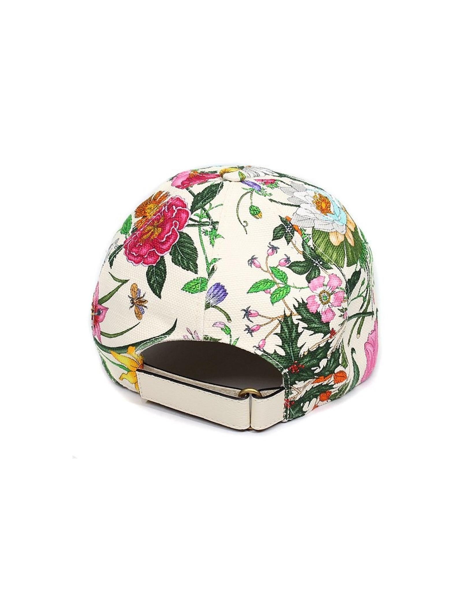 gucci floral hat