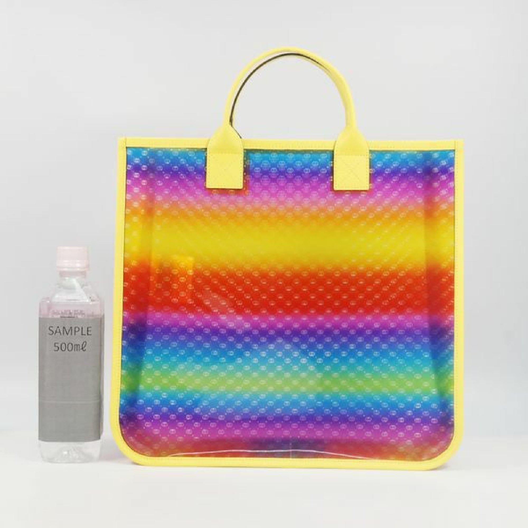 GUCCI clear tote GG Rainbow Womens tote bag 550763 yellow x Rainbow 3