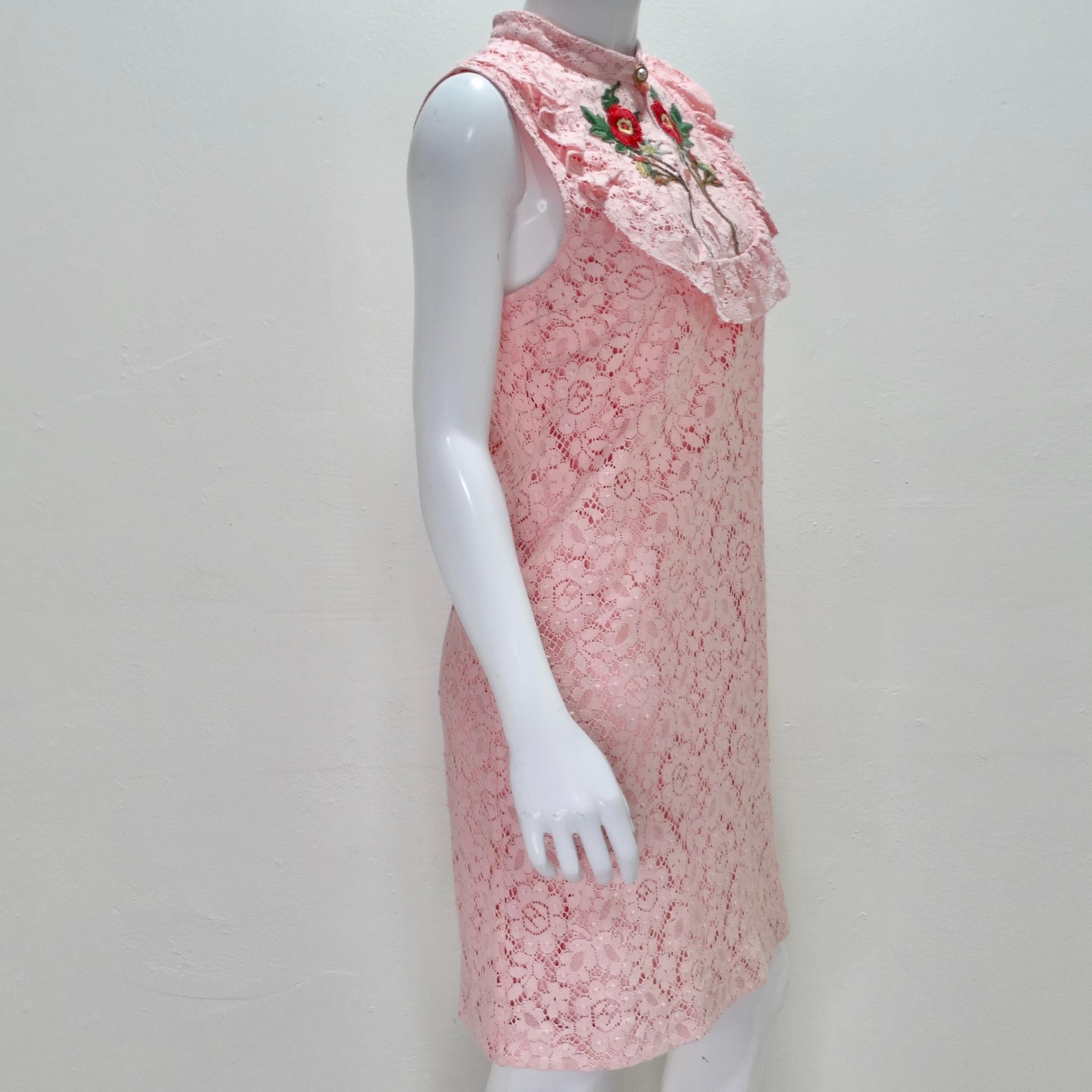 Women's or Men's Gucci Cluny Lace Dress in Rose