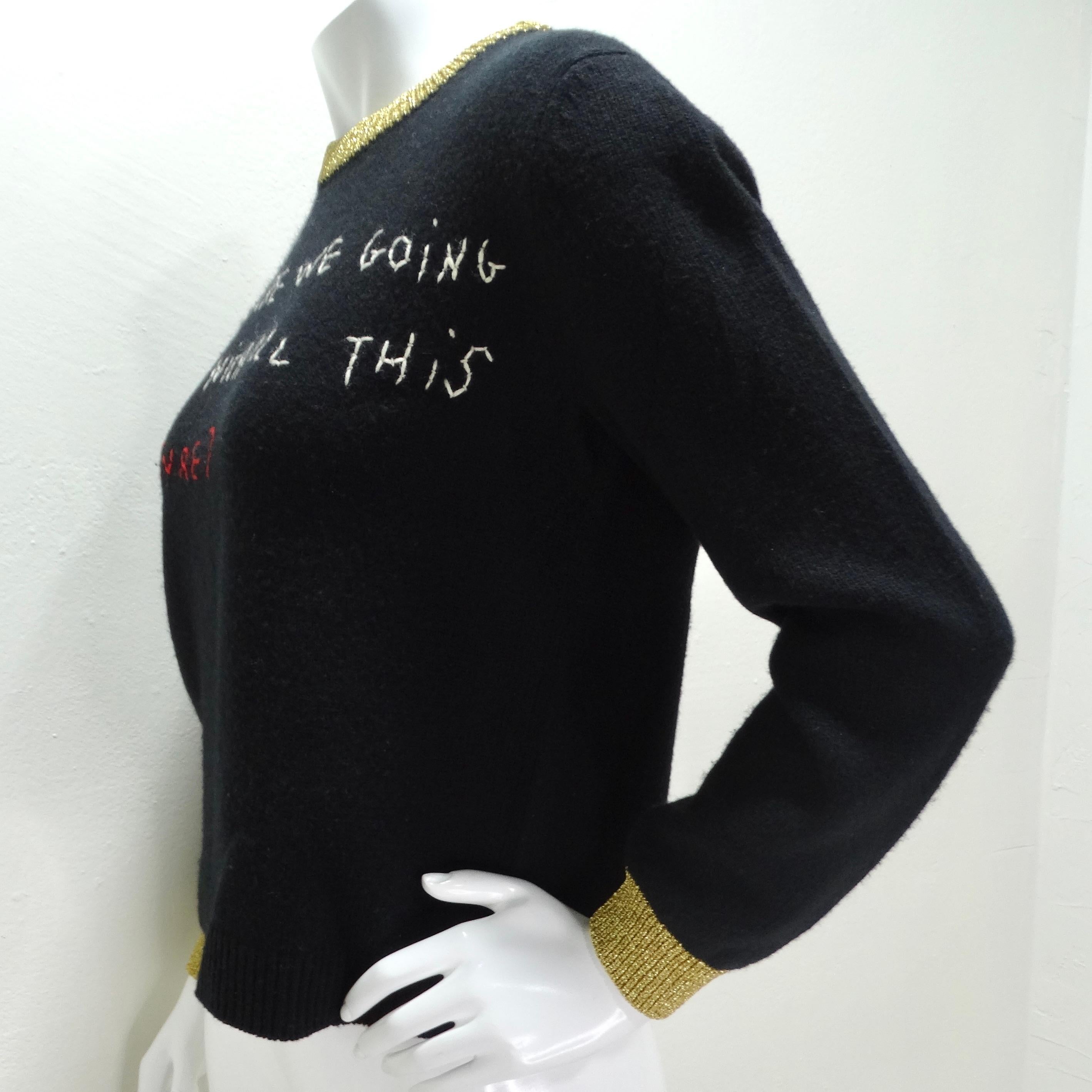 Gucci Coco Capitán Embroidered Sweater For Sale 2