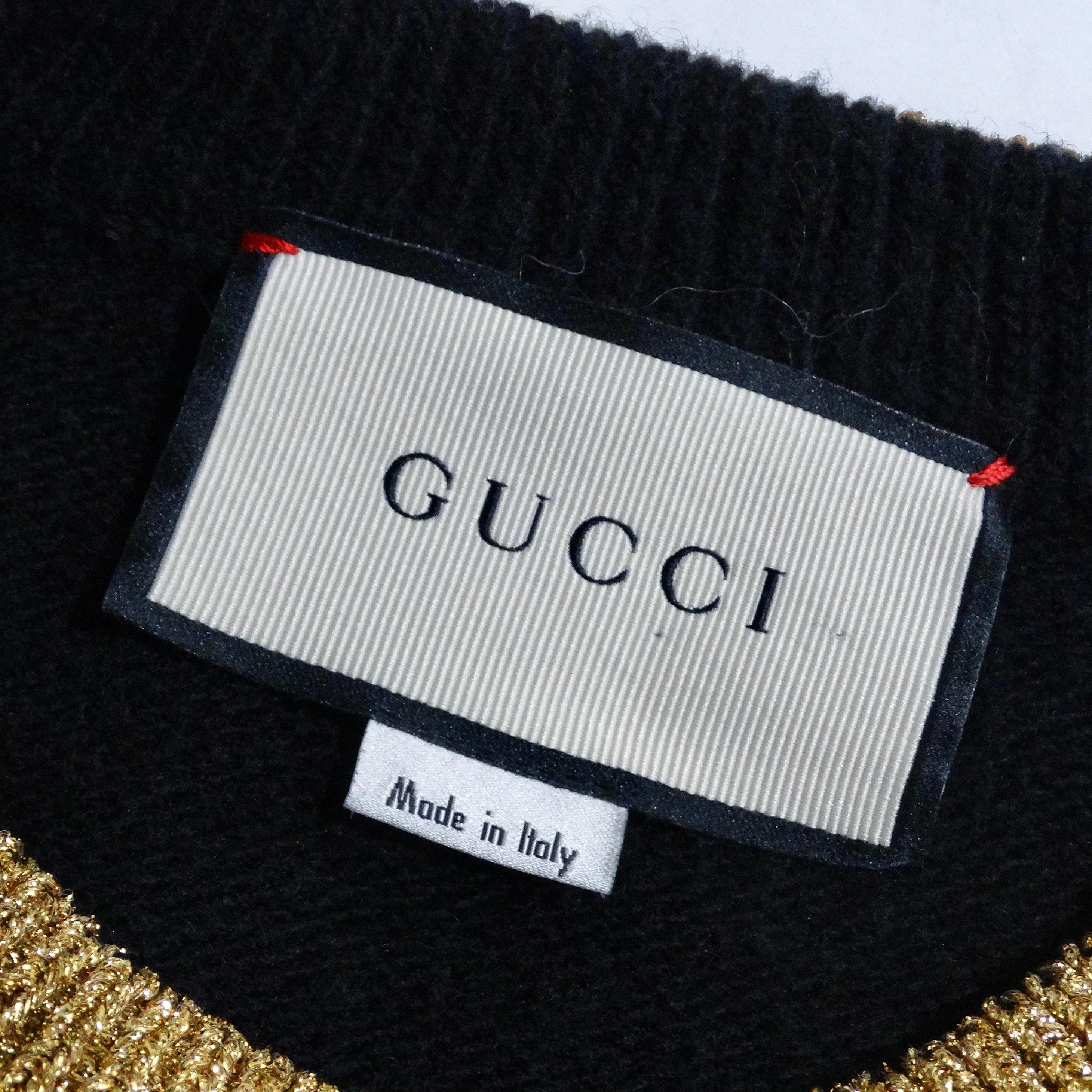 Gucci Coco Capitán Embroidered Sweater For Sale 4