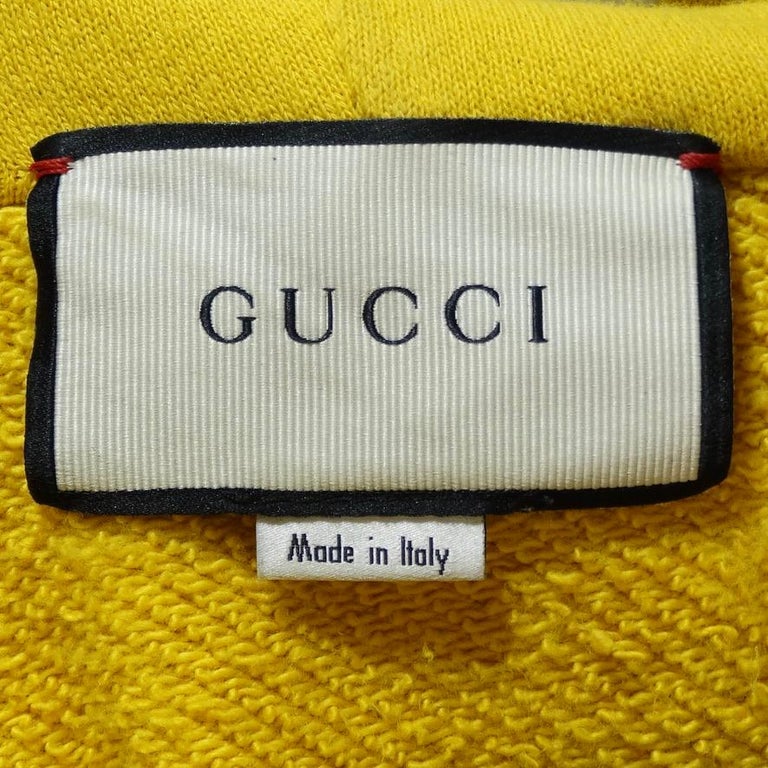 Gucci coco capitan hoodie yellow discount