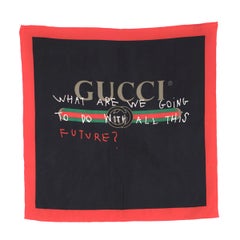 Gucci Coco Capitan Silk Scarf