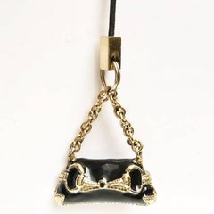 1990s Gucci Collection 1921 Miniature Bag Charm Key Ring