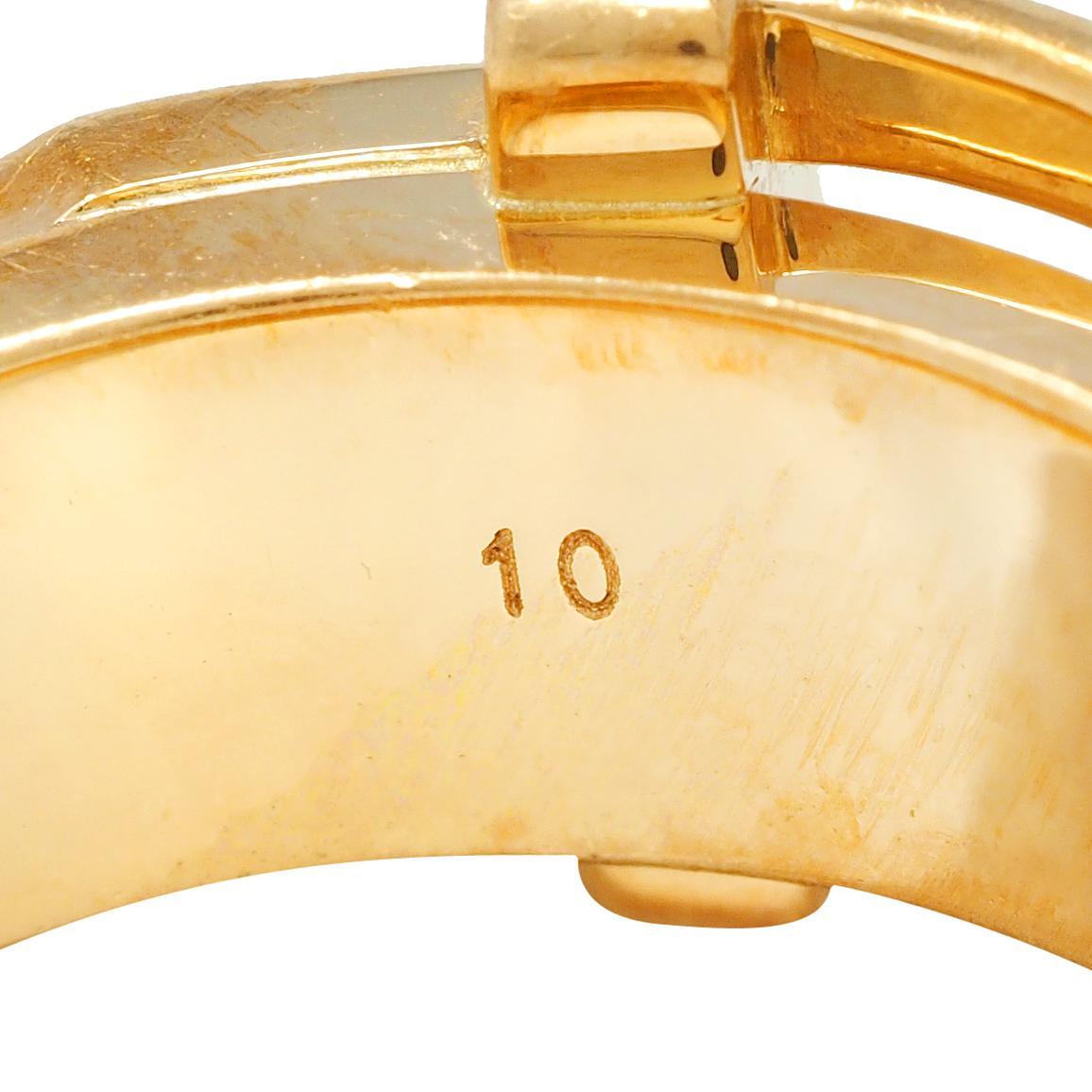 Gucci Contemporary Belt Buckle Band Gold 18 Karat Yellow Gold Ring (Bague boucle de ceinture en or jaune 18 carats) en vente 6
