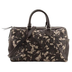 Gucci Convertible Boston Bag Arabesque GG Coated Canvas Medium