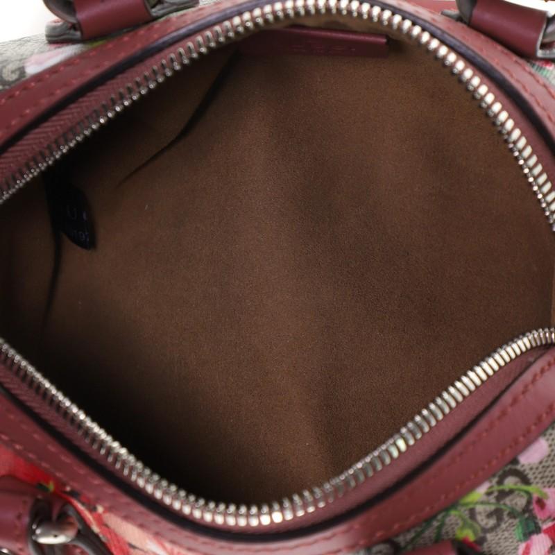 Women's or Men's Gucci Convertible Boston Bag Blooms Print GG Coated Canvas Nano