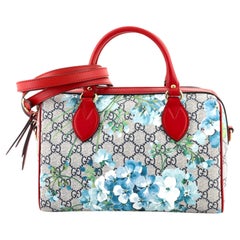 Gucci Convertible Boston Bag (Outlet) Blooms Print GG Coated Canvas Small