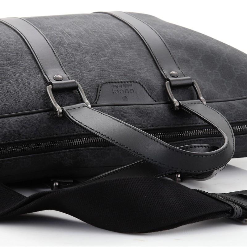 Gucci Convertible Aktentasche GG aus beschichtetem Segeltuch Medium 1