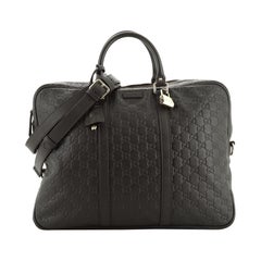 Gucci Convertible Briefcase Guccissima Leather Large