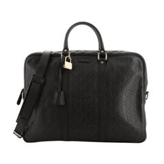 Gucci Convertible Briefcase Guccissima Leather Large