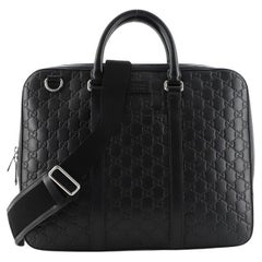Gucci Convertible Aktentasche aus Guccissima-Leder Medium