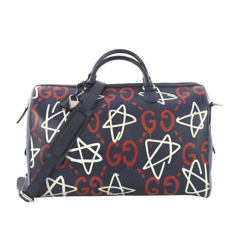 Gucci Convertible Duffle Bag GucciGhost Leather at 1stDibs gucci ghost duffle bag, gucci