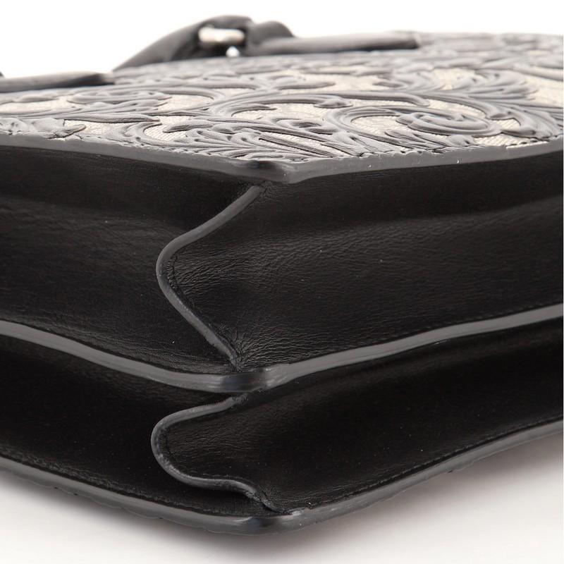 Gucci Convertible Gusset Tote Arabesque GG beschichtetes Segeltuch Medium 2