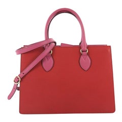 Gucci Convertible Gusset Tote Leather Medium