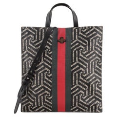 Gucci Convertible Soft Open Tote Caleido GG Coated Canvas