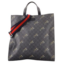 Gucci Convertible Soft Open Tote Printed GG Coated Canvas Tall