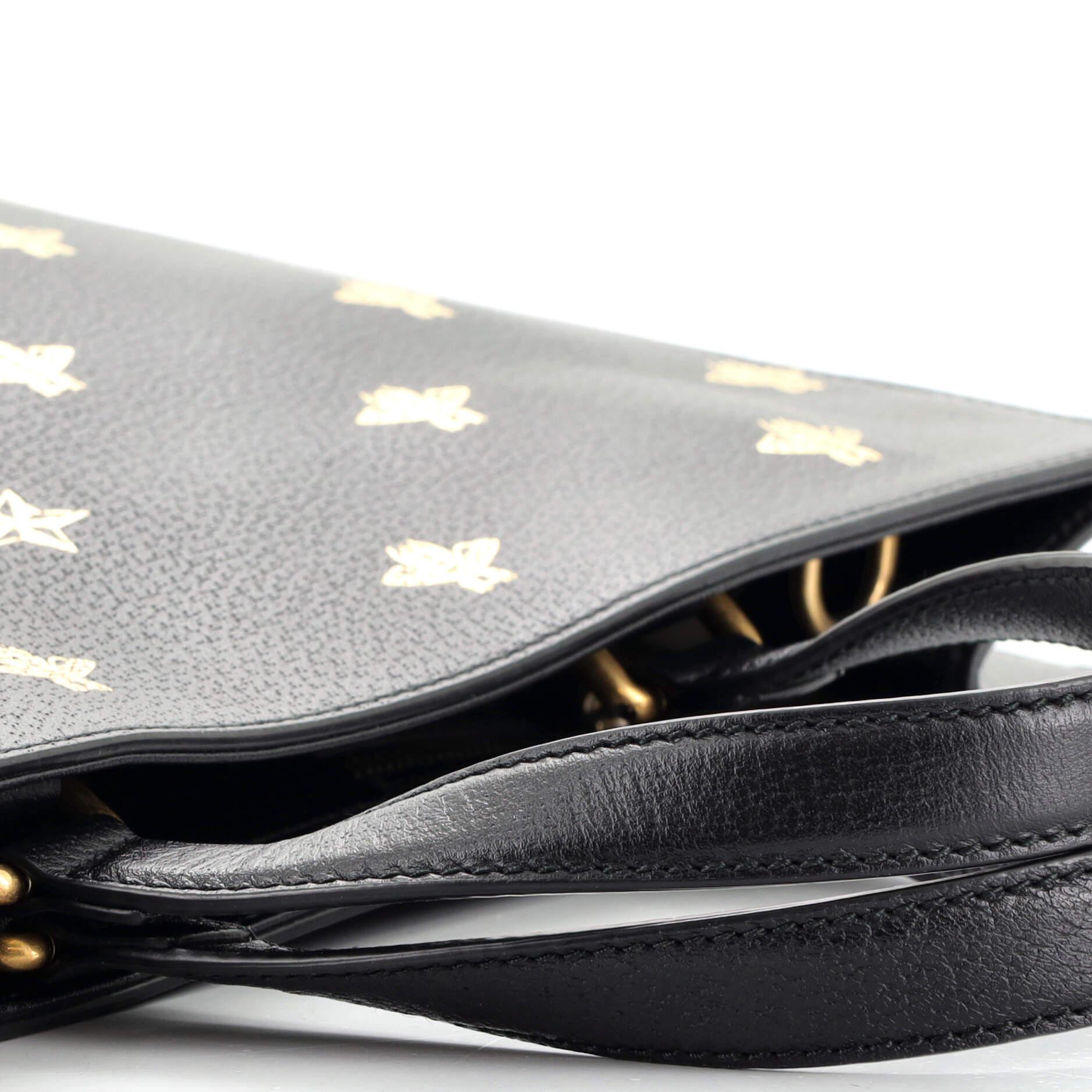 Gucci Convertible Soft Open Tote Printed Leather Tall 3