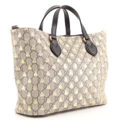 Gucci Convertible Soft Tote Printed GG Coated Canvas Small