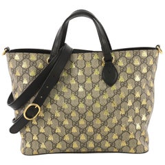 Gucci Convertible Soft Tote Printed GG Coated Canvas Small