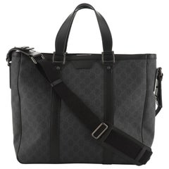 Gucci Convertible Tote GG Coated Canvas Large