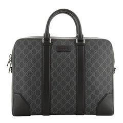 Gucci Convertible Zip Around Briefcase GG Coated Canvas Medium
