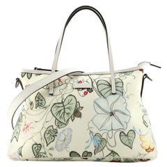 Gucci Convertible Zip Tote Flora Canvas Medium