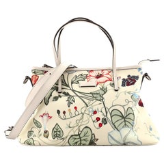 Gucci Convertible Zip Tote Flora Canvas Small