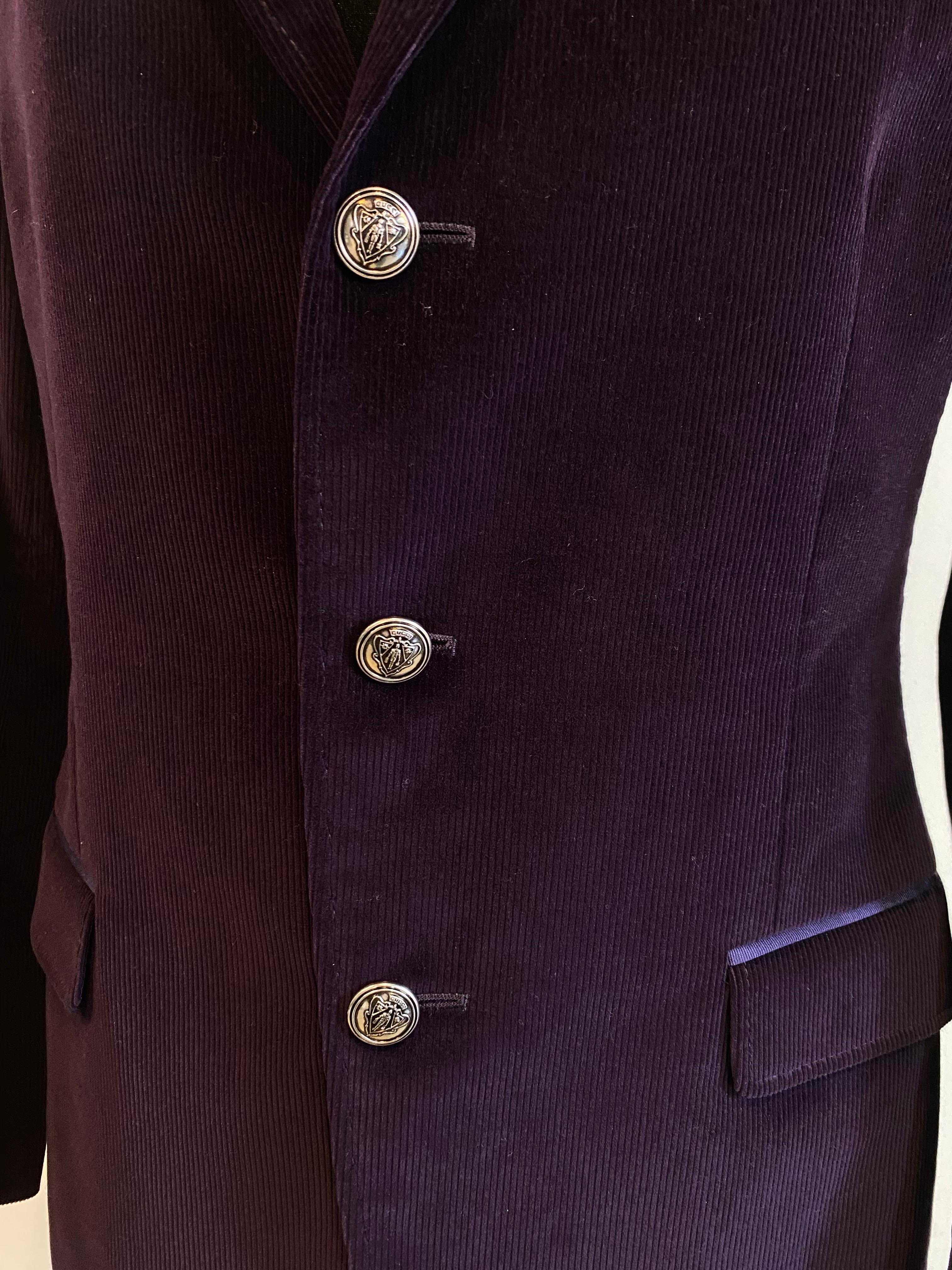 Gucci corduory jacket Fall 2010 by Frida Giannini For Sale 7