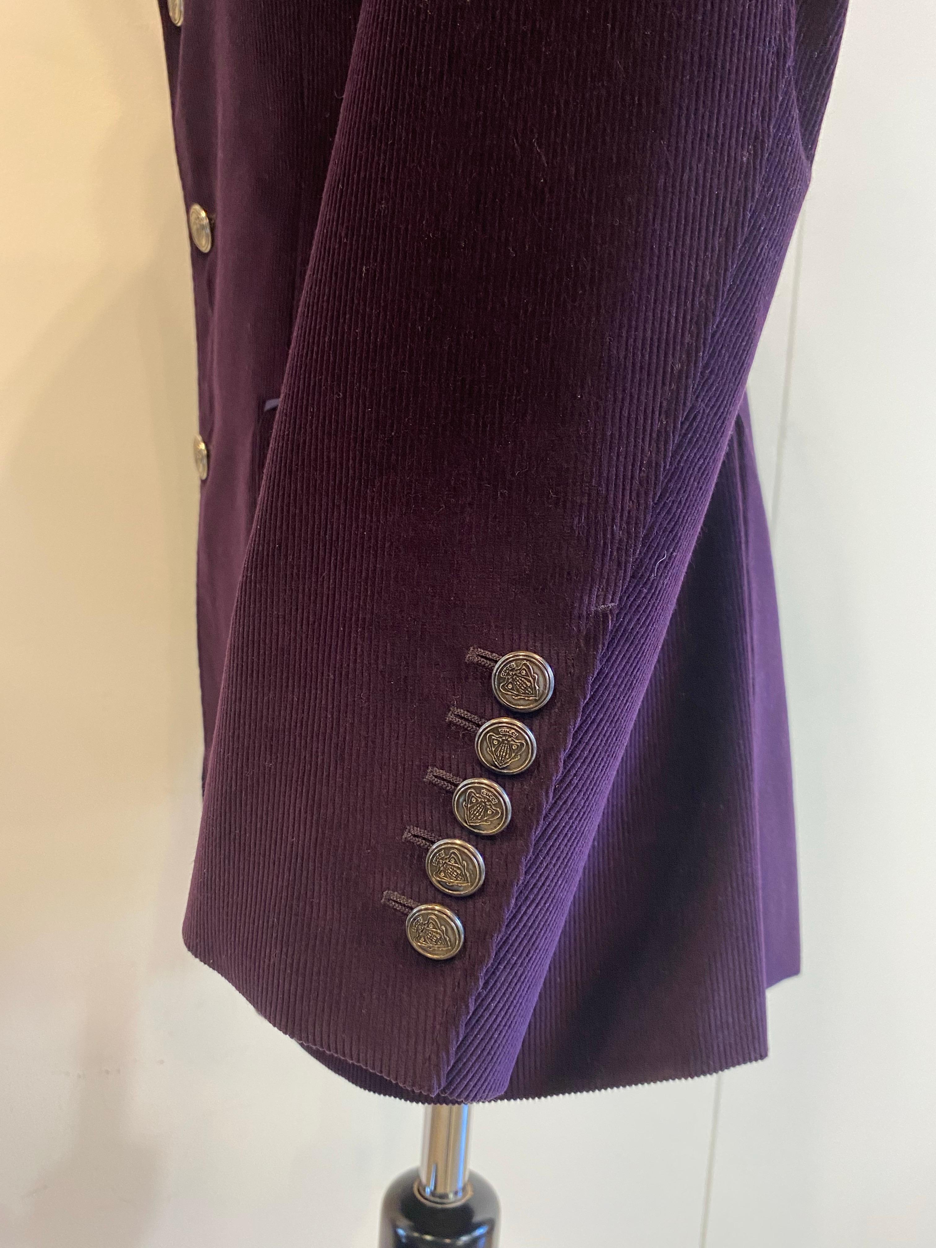 Gucci corduory jacket Fall 2010 by Frida Giannini For Sale 2