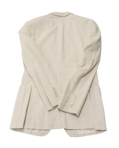 Gucci Corduroy Blazer in Ivory Cotton