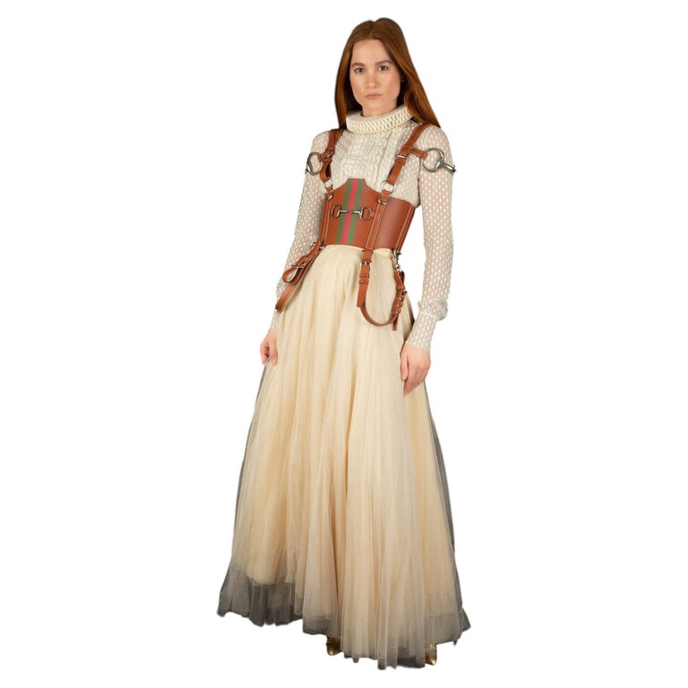 gucci corset dress Gucci S/S 2001 ruched bustier dress JAMES VELORIA